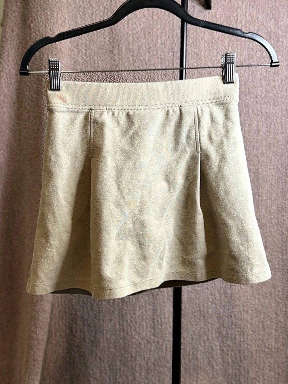 Wonder Nation A-Line Mini Skirt in Cream Size 10